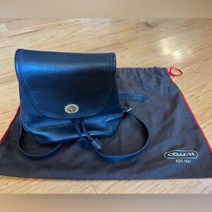 Vintage Coach Black Daypack